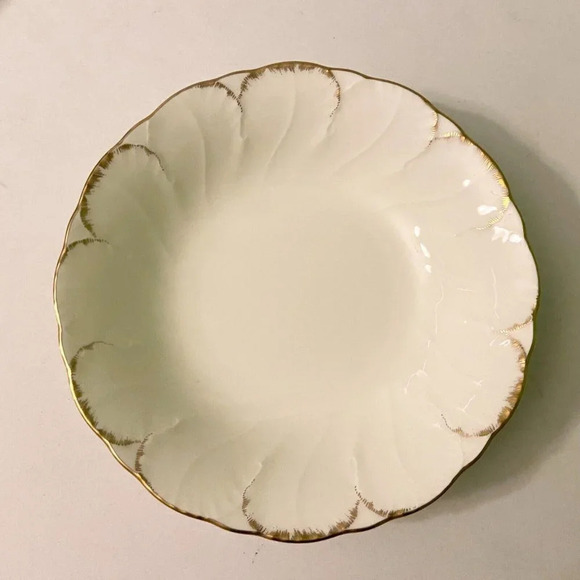 Vtg Mikasa Fruit  Dessert Sauce Bowl Simply Gold Pattern 6 Inch Ivory Bone China - Picture 14 of 16